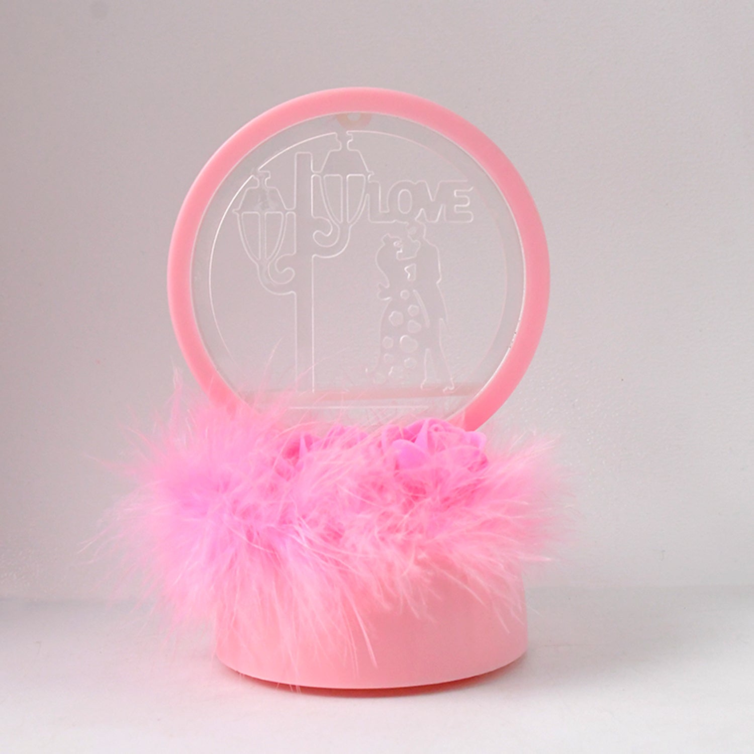 Romantic Round Love Couple Art Showpiece Romantic Round Love Couple Art Showpiece